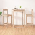 vidaXL Barové stoličky 2 ks 40x41,5x112 cm borovicový masív