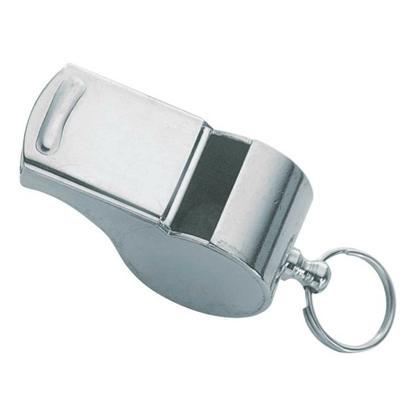 Herbertz 800600 signálna píšťalka 7 cm, poniklovaná mosadz, tvar slimáka