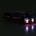 Autobus ktorý hlási zastávky česky 28 cm