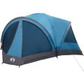 vidaXL Rodinný stan pre 10 osôb Modrá a šedá 460 x 430 x 214 cm