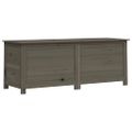 vidaXL Vonkajší box na vankúše antracitový 150x50x56 cm jedľový masív