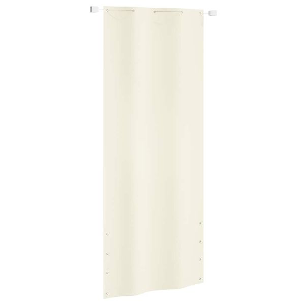 vidaXL Balkónová markíza krémová 100x240 cm oxfordská látka