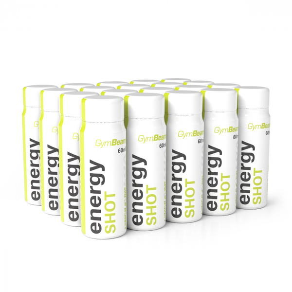 Energy shot - GymBeam, citrón limetka, 20 x 60 ml