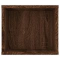 vidaXL Závesná TV skrinka hnedý dub 100x30x26,5 cm spracované drevo