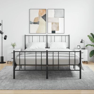vidaXL Nočné stolíky 2 ks lesklé biele 40x35x47,5 cm kompozitné drevo