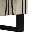 vidaXL Komoda set 3 ks Biela 180 x 33 x 75 cm Masívne mango drevo