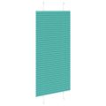 vidaXL Plisovaná roleta petrolejovo zelená 65x150 cm šírka látky 64,4 cm polyester