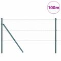 vidaXL Hexagonálny plotový základ 100 x 0,6 m PVC potiahnutá oceľ Sivá