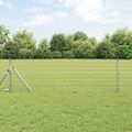 vidaXL Zemný fix pre vonkajší europlot 25 x 0,4 m Pozinkovaná oceľ