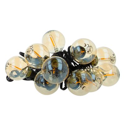 Forever Light LED Solar Garland SUNARI FLS-125 5,5m + 10 bulbs gold G40 IP44