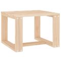 vidaXL Záhradný príručný stolík 40x38x28,5 cm masívna borovica