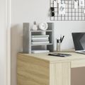 vidaXL Organizér na stôl, betónový 34,5x15,5x35,5 cm, kompozitné drevo