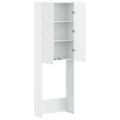 vidaXL Toaletná skriňa DELFT Biela s vysokým leskom 66 x 25,5 x 190 cm