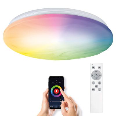 LED SMART WIFI stropní světlo Solight WO792 Wave RGB