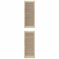 vidaXL Skříňové dvere s dverami 4 ks Prírodná 201 x 2,1 x 39,5 cm