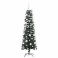 vidaXL Umelý vianočný stromček Zelená 150 cm PVC, plast a oceľ