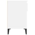 vidaXL Botník biely 102x36x60 cm spracované drevo