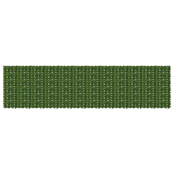 vidaXL Balkónový plôtik s listami Zelená 600 x 150 cm