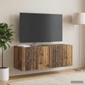 vidaXL Nástenná TV skrinka Nástenný Staré drevo 78,5 x 31 x 30 cm