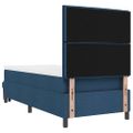 vidaXL Posteľ s pružinovým rámom Modrá 90 x 200 cm látka