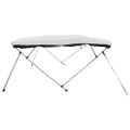 vidaXL Strieška Bimini so 4 oblúkmi a stenami 243x(185-198)x137 cm