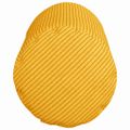 vidaXL Podložkové vankúše 2 pcs Svetložltá Ø 15 x 40 cm