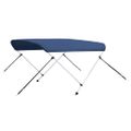 vidaXL Strieška Bimini s 2 oblúkmi námornícka modrá 150x120x110 cm