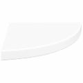 vidaXL Plávajúce rohové police 2 ks biele 35x35x3,8 cm MDF