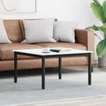 vidaXL Konferenčný stolík Biela 80 x 80 x 45 cm