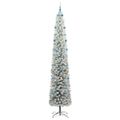 vidaXL Umelý vianočný stromček Zelená 300 cm PVC, oceľ a plast
