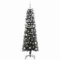 vidaXL Umelý vianočný stromček Zelená 150 cm PVC, plast a oceľ
