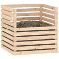vidaXL Kompostér 80x80x78 cm masívne borovicové drevo