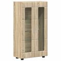 vidaXL Servírovacia skriňa FLORIN 55,5 x 29 x 100 cm Sonoma dub