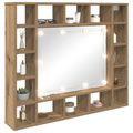 vidaXL Zrkadlové svetlá 12 ks Biela 4,5 x 4,5 x 4,7 cm Plast