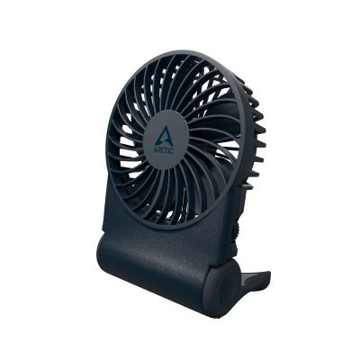 ARCTIC Summair 2Go (tmavomodrá) - nabíjateľný vreckový ventilátor so stojanom (74 hodín výdrž batérie a výdrž