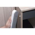 Predlžovací kábel EMOS P1513FC / 3 m / 5 zásuviek / s vypínačom / bielo-sedý / 1×USB-A + 1×USB-C / 1,5 mm2