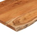 vidaXL Kúpeľňová doska 120x60x2,5 cm obdĺžniková akáciový masív