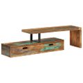 vidaXL TV stolík (118-195) x 30 x 40 cm masívne recyklované drevo