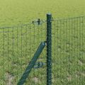 vidaXL Zváraná drôtená ohrada na upevnenie 10 x 0,4 m Zelená Sieťovina