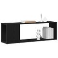 vidaXL Zostava TV skriniek 100 x 24 x 63 cm Čierna Kompozitné drevo