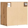 vidaXL Skrinka na topánky Artisan Dub 52x30x50 cm