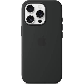 iPhone 16 Pro Max Silicone Case with MS - Black