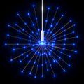 vidaXL Vonkajšie vianočné prskavky 4 ks, modré 20 cm, 560 LED