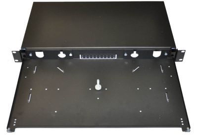 19" Optická nádoba  24xSC simplex čierna aretácia plastovým klipom