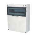 Rozvádzač FlatBOX 5813 IP65, 13mod., na omietku, priehl. dvere, 340x270x120mm