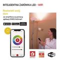 LED žiarovka EMOS ZQW515R GoSmart WIFI A65 / E27 / 11 W (75 W) / 1 050 lm / RGB / stmievateľná