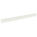 vidaXL Obrubník trávnika 10 ks 103 x 10 cm Oceľ Biela