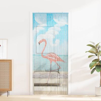 vidaXL Dverová záclona proti hmyzu rôzne farby 200 x 90 cm Bambus