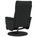 vidaXL Masážne relaxačné kreslo Čierna 71 x 90 x 105 cm Umelá koža
