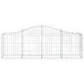 vidaXL Oblúkový gabionový kôš 30 ks 200x30x60/80 cm pozinkované železo